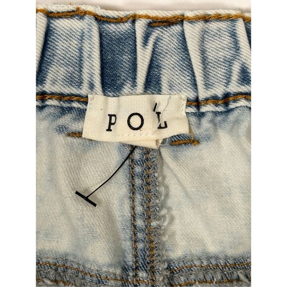 Pol Acid Wash Distressed Shorts sz Large - Picture 5 of 8